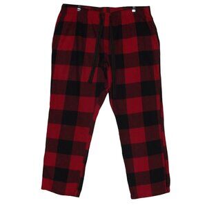 Old Navy Pajama Pants Womens XL flannel red black buffalo plaid Match The Fam